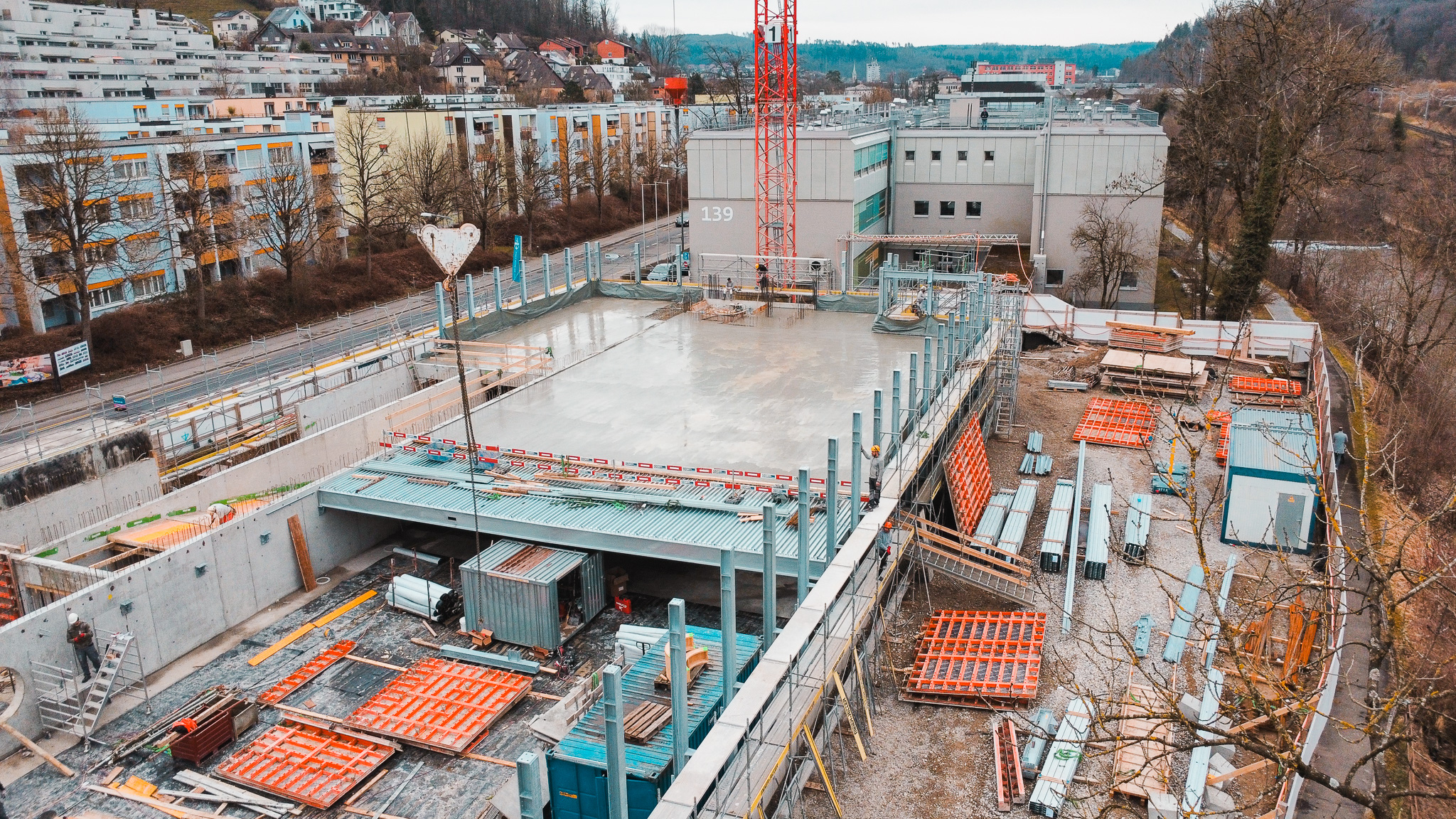 Parkhaus Baustelle