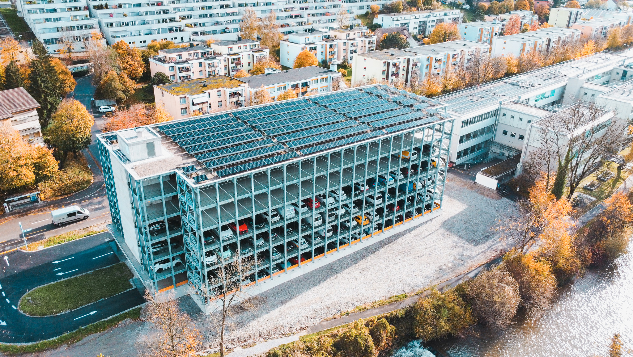 Das neue STFW Parkhaus. Der erste Schritt zur Vervollständigung der STFW Handwerkstadt.