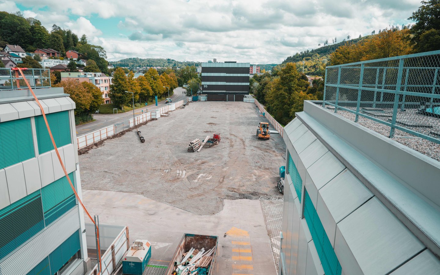  Baustelle ohne Kräne